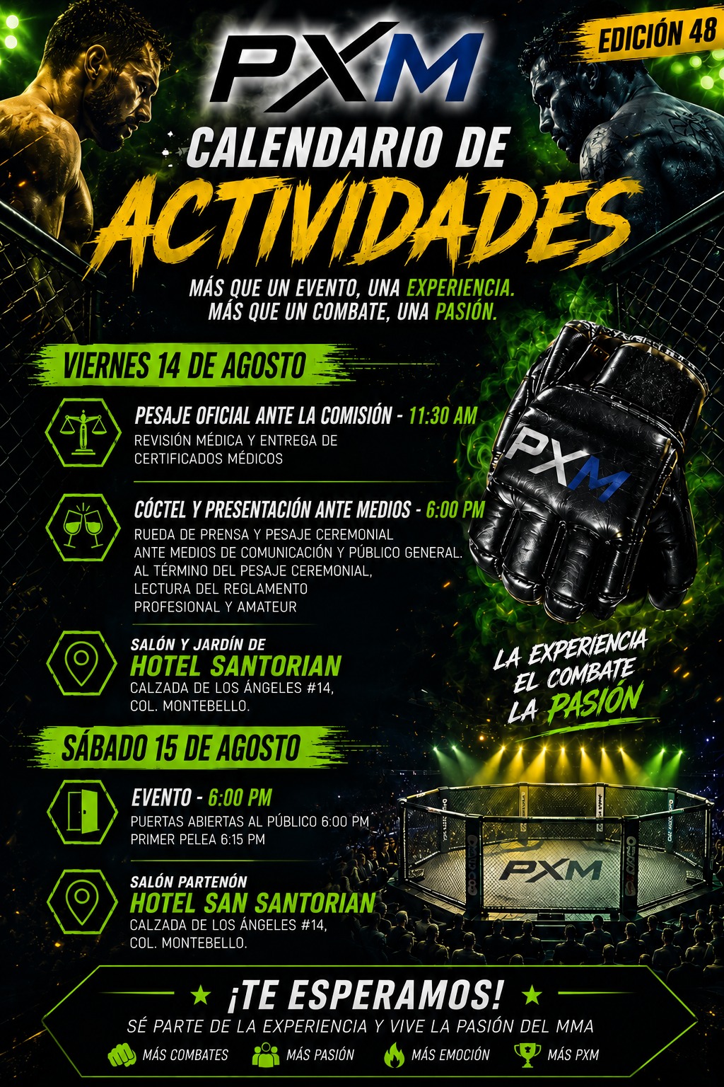 PXM 48 Calendario